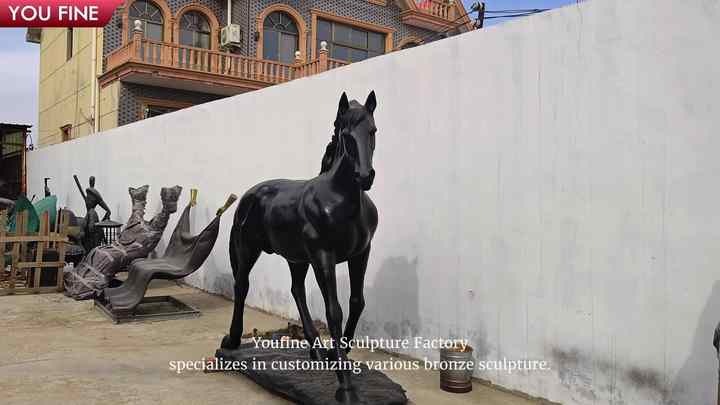 YOUFINE ブロンズ製歩行馬像 屋外アート彫刻 プラザ用| Alibaba.com