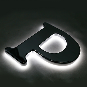 颜色/字体/大小定制高亮度双面照亮 3d led 字母标志