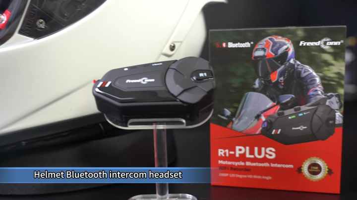 FreedConn R1-PLUS 1080P HD Helmet Camera Headset with for