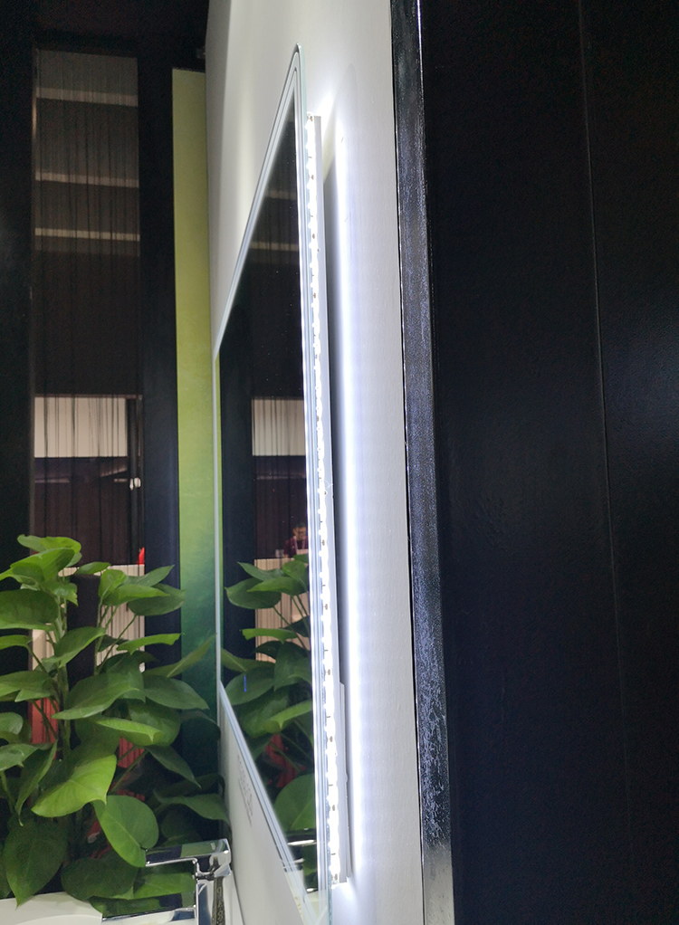 Floor mounted washbasin sink vanity mdf bathroom vanity with led mirror