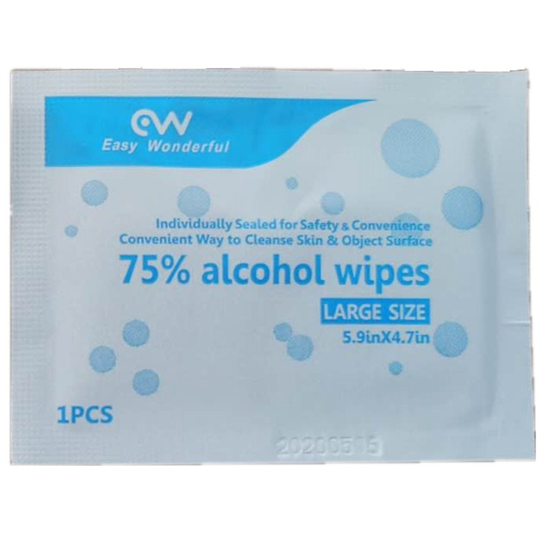 Индивидуальная упаковка, 30 шт., 75% спиртовых влажных салфеток