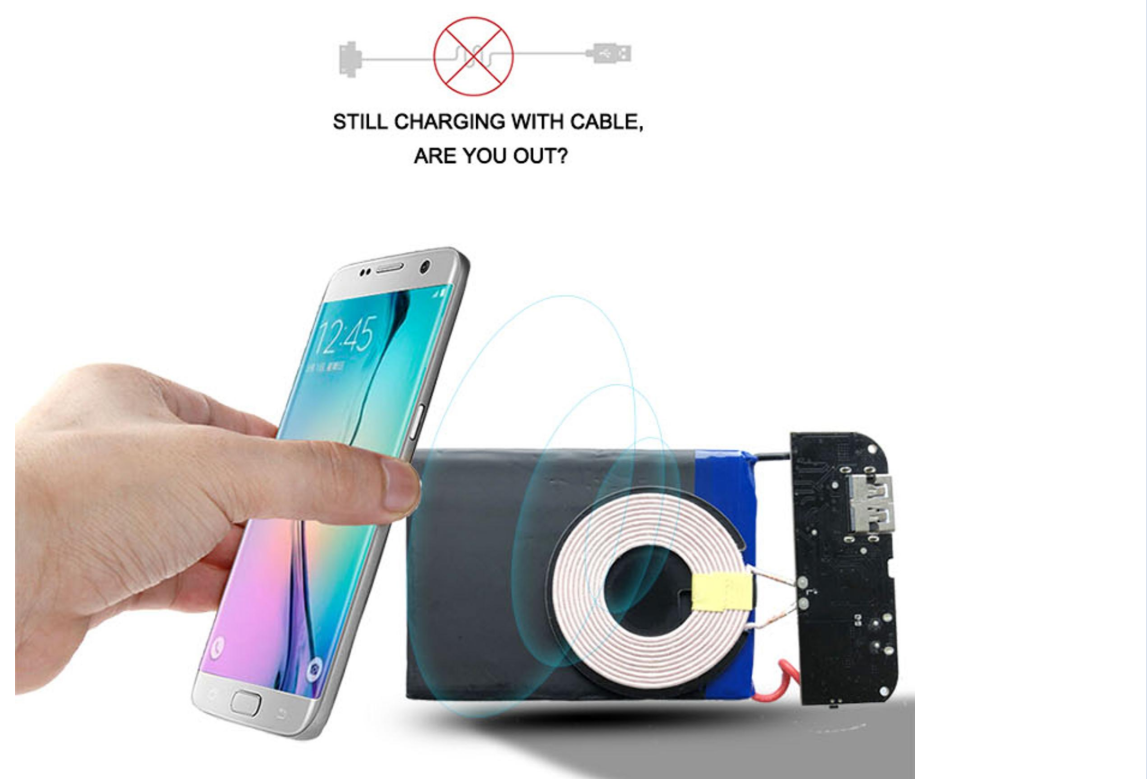 Custom wireless charging power bank PCBA