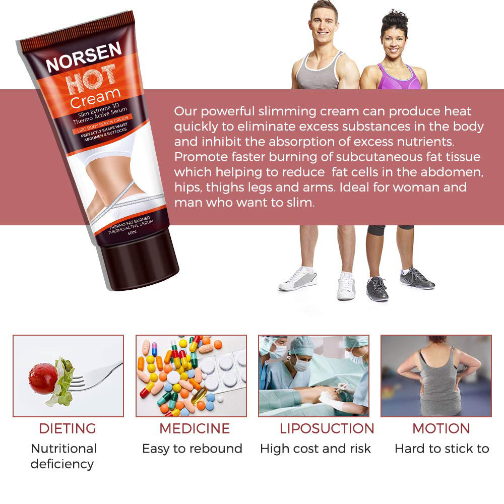 OEM Wholesale Private Label Natural Hot Cream Slimming Firming Cream