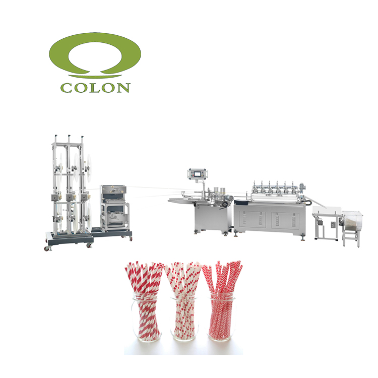 Biodegradable бумага завернутый питьевой соломы делая производственную машину для продажи