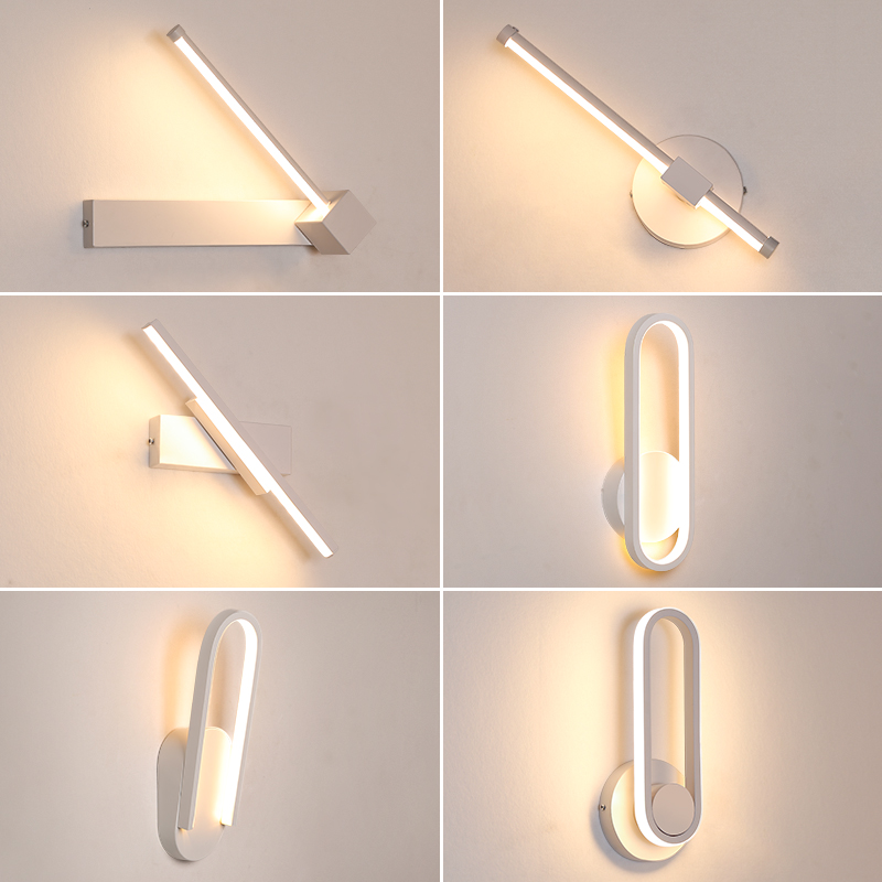 Italy style rotatable V bar led wall light 11w for big wall decoration