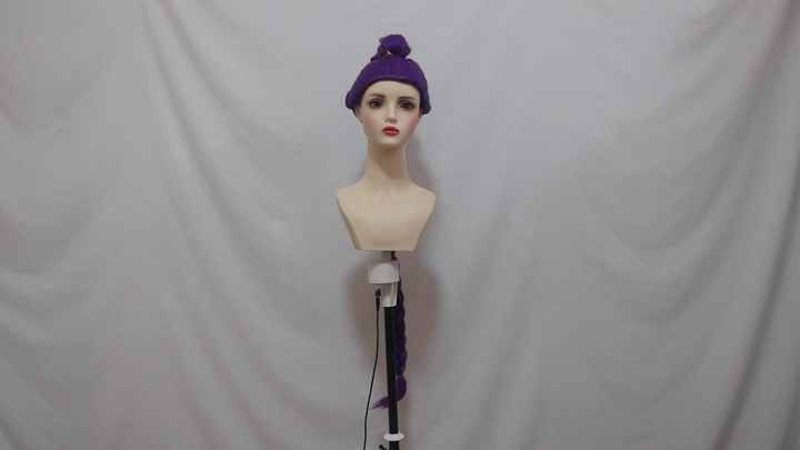 Peluca De Cazador De Anime Con Trenzas Moradas – Cosplay Realista Para Mujeres Y Hombres, Fibra Sintética Resistente Al Calor (hasta 180°C), Gorro Ajustable Y Transpirable, Ideal Para Halloween, Carnaval Y Convenciones