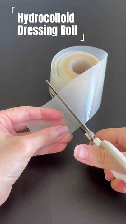 Clear Thin Hydrocolloid Roll for Acne Pimple Patch/Foot Patch/Wound  Dressing Raw Material