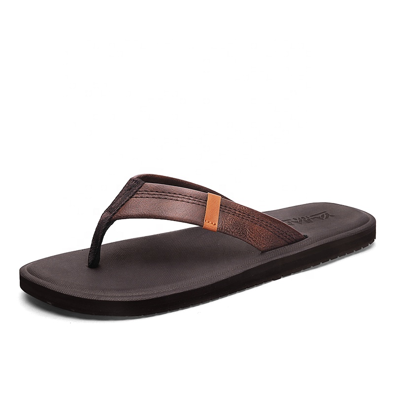 Мужские кожаные сандалии ручной работы, уличные шлепанцы в стиле ретро, модные шлепанцы, летние пляжные тапочки, очень удобные шлепанцы на плоской подошве, 2020