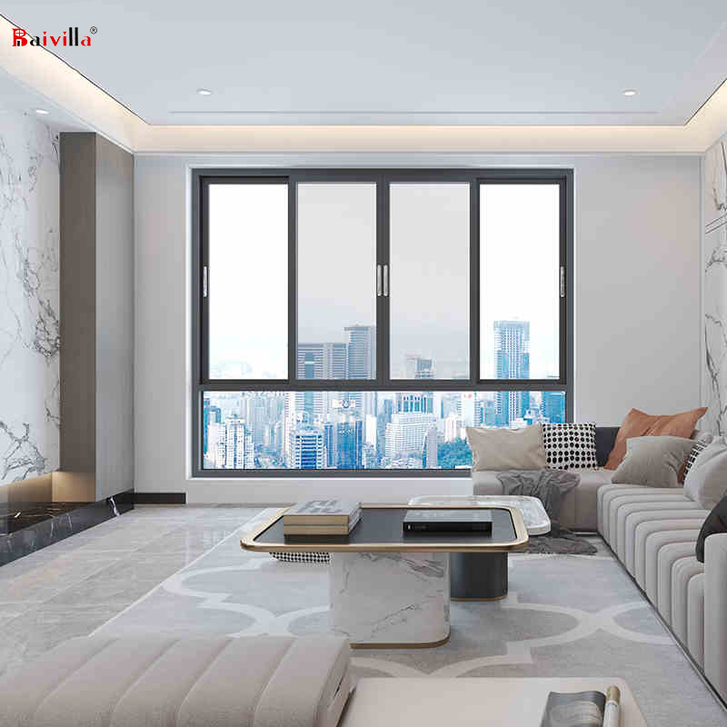 Projeto Da Casa moderna de Alumínio Janelas Com Redes Para Venda No Vietnã