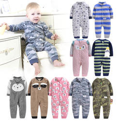 Venda quente 2020 nova alta qualidade recém nascido, babyflannel footless pijama