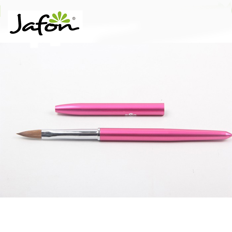 Popular Lovely Pink Mental Handler Acrylic  Brush Nail Art Brush for Nail Beauty