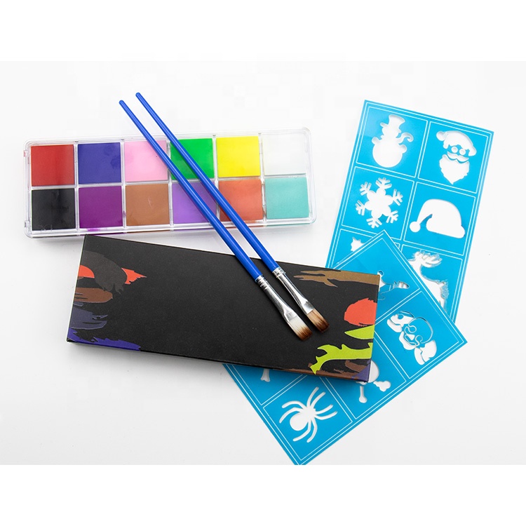 DIY нетоксичный пигмент для лица на водной основе, высококачественный набор для рисования лица для детей