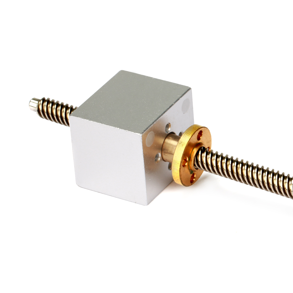 Ball Screw Ballscrews Nut Housing Aluminum Alloy Steel Rolled Thread DSG 12 16 20 25 32 40 H 1.5 Years Silver/black YWS OEM