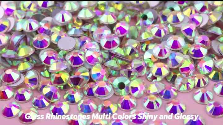 OLeeya High Quality Rhinestone Tiny Size SS3 Flat Rhinestones Crystal ...