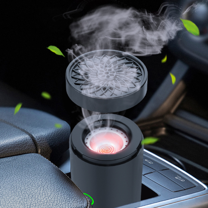 锥形香炉车2020最新设计型-c充电式汽车香炉便携式阿拉伯大声燃烧器