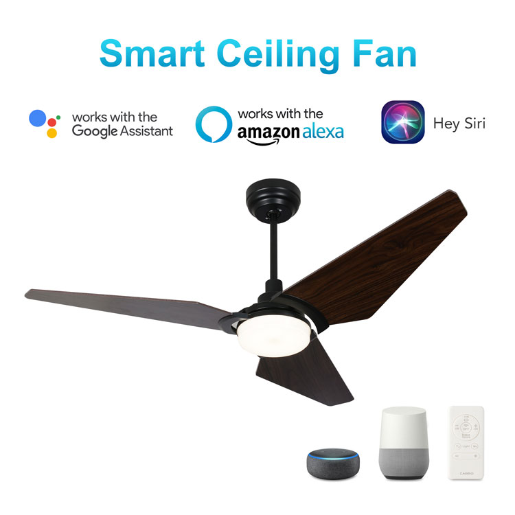 52 inch ceiling fan with light for dining room lighting decoration led ceiling fan light with remote control