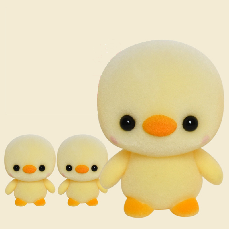 热卖黄色迷你鸭子娃娃最好的礼物孩子们可爱的植绒动物娃娃玩具圣诞