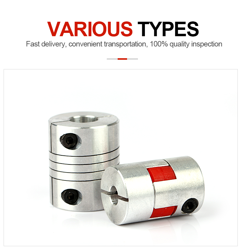 shaft bore size 4mm 5mm 6mm 7mm 8mm 10mm 12mm OD14mm OD16mm OD20 L22mm rigid Brass Copper coupling coupler