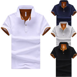 Factory direct selling, men's shirt collar POLO shirt] short-sleeved T-shirt new Korean men's customized logo