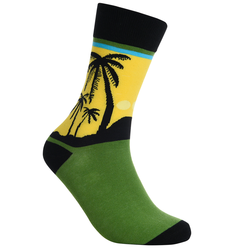 New arrivals 2020 design Fashion landscape pattern  socks Cotton custom socks