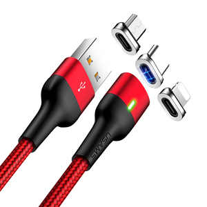 USAMS US-SJ325 Wholesale Magnet Charging Data Magnetic Usb Cable