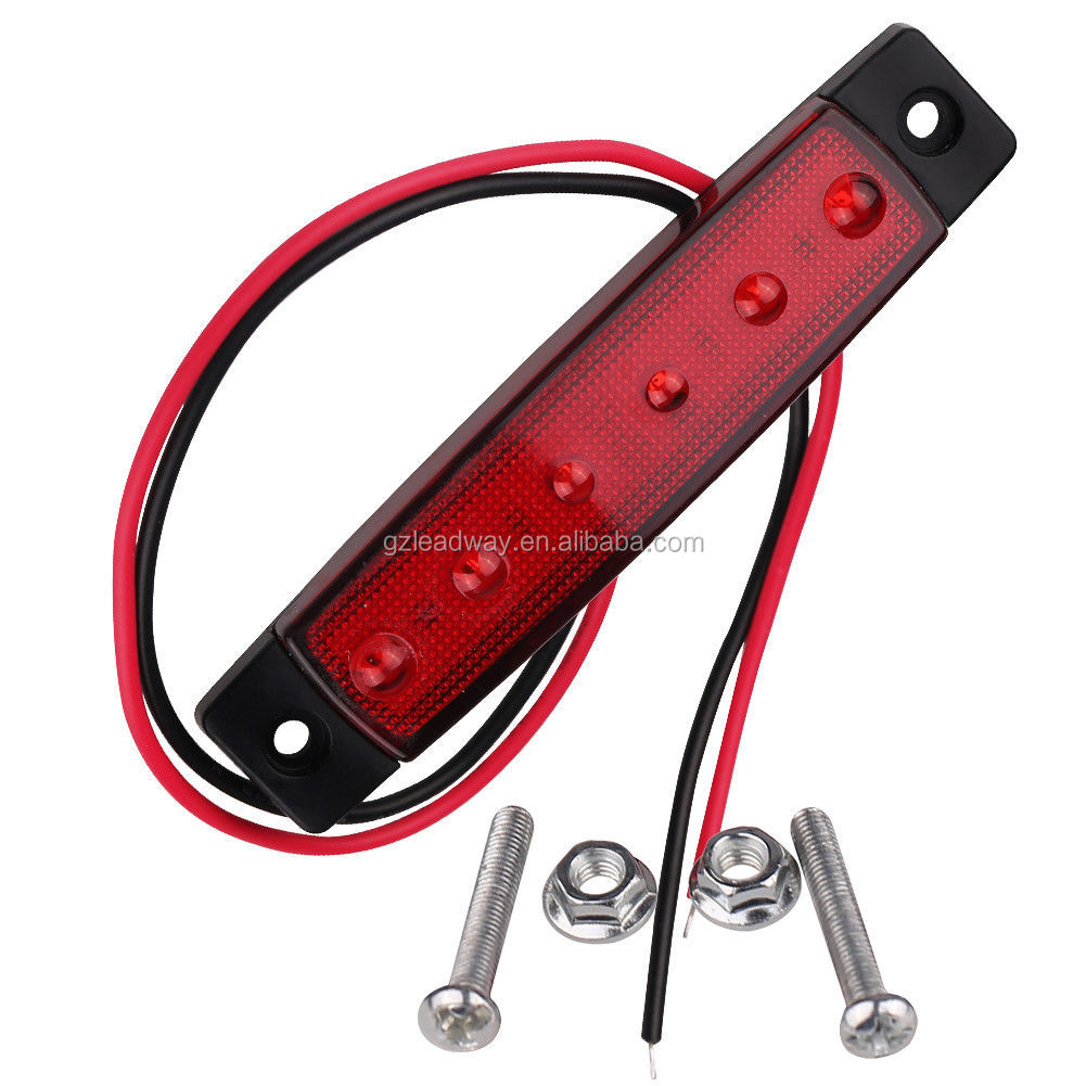 AUTOXBERT 4 Luci Di Posizione Di Posizione 12/24 V, Impermeabili, A LED, Per Camion, Auto, Rimorchi