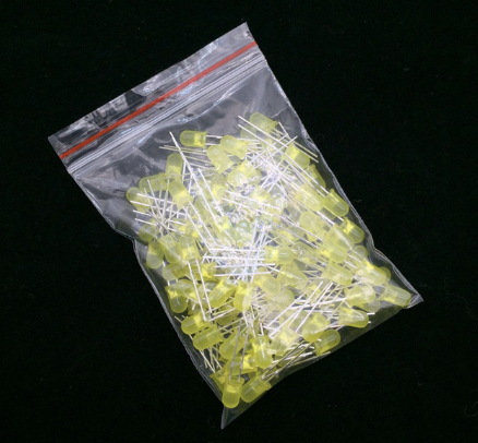 100 шт., 5 мм Светодиодные диоды, 5 мм, набор в ассортименте, желтый светодиод «сделай сам»