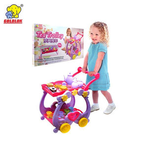 wooden tea trolley toy