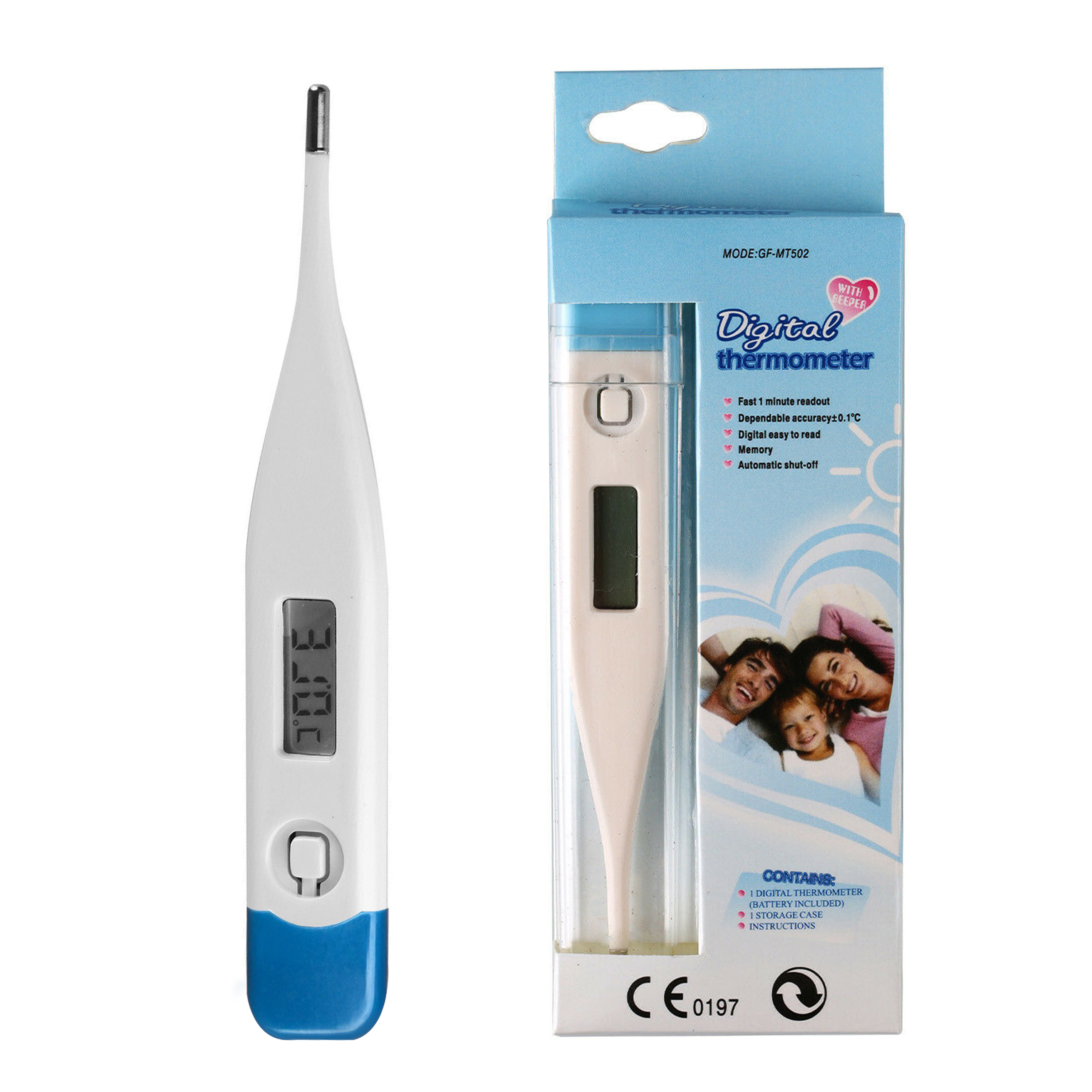 Oral Pen-like Fast Measuring Fever Clinical Body Thermometer Digital