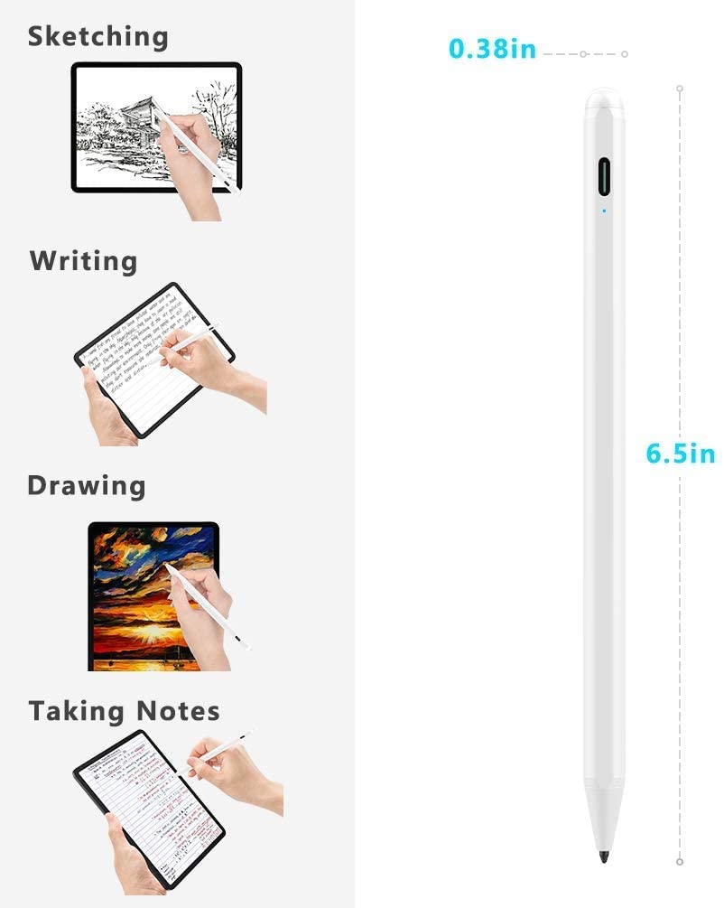 Стилус-карандаш для Apple iPad, активный стилус-карандаш для Apple pencil 2 iPad 2018 и 2019 6-го 7-го поколения/pro 3rd /mini