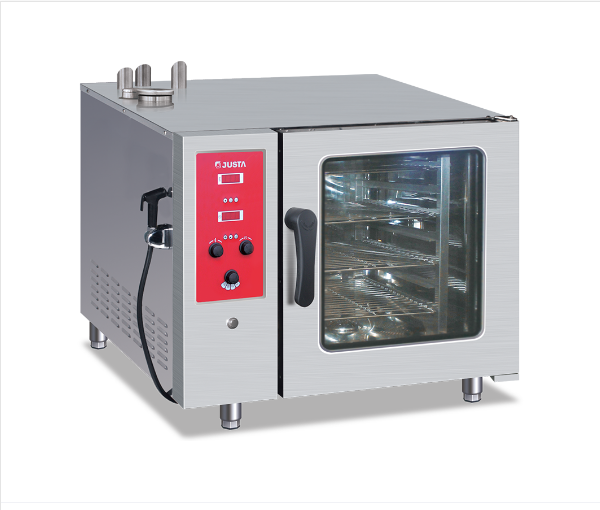 Кухонное оборудование, газовая комбинированная плита с цифровым управлением на 10 лотков