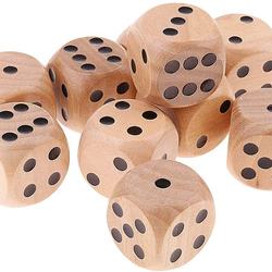 사용자 정의 나무 주사위 보드 게임 바 파티 장난감