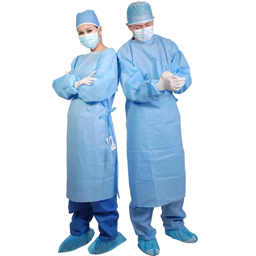 Защитное стерильное. Защитная одежда медперсонала. Хирургический халат. Медицинский работник в защитной одежде. Халат хирургический одноразовый.