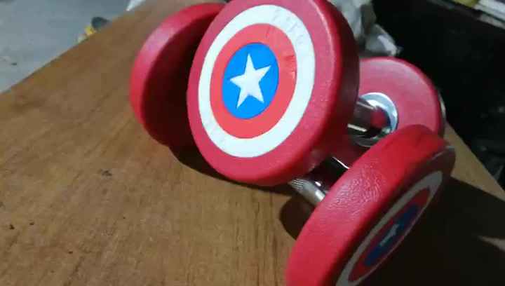 Captain America 50kg Adjustable Dumbbell Set Portable Home Gym