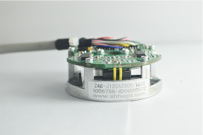 Optical Dc Motor Encoder Incremental Angle Rotary Encoder Z48-J Without Integral Bearing 1024ppr TTL Line Driver Output