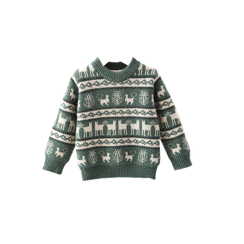 Детский свитер Sunny Baby, корейский новый весенний свитер для мальчиков, бархатный свитер с мультипликационным рисунком