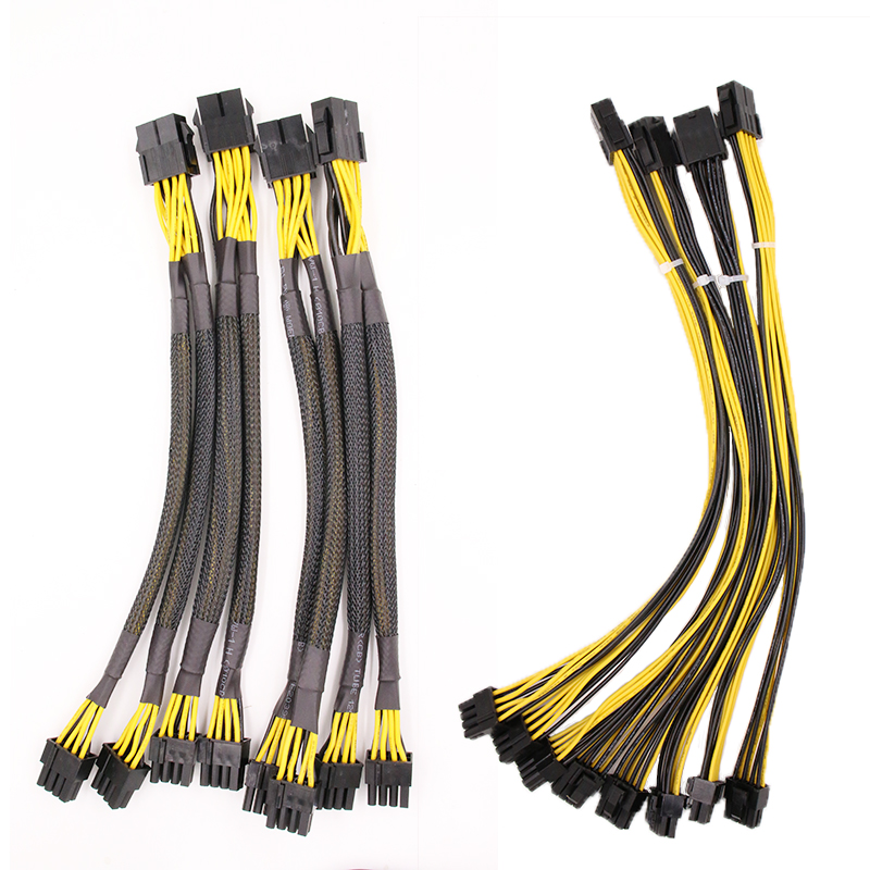 Коммутационная плата модуля питания для блока питания сервера PSU мощностью 750 Вт и мощностью 1200 Вт с 8 контактами от 2*4 до 8 контактов 6 + 2, кабель питания для BTC