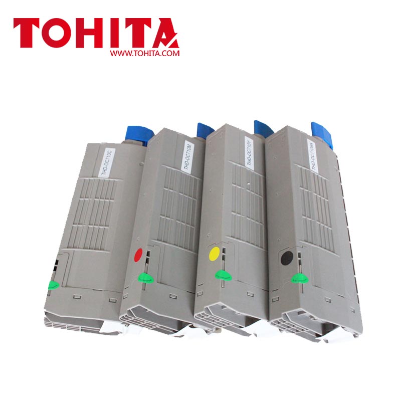 TOHITA墨粉盒44318608 for OKI c711wt C711 C710 c711dn打印机碳