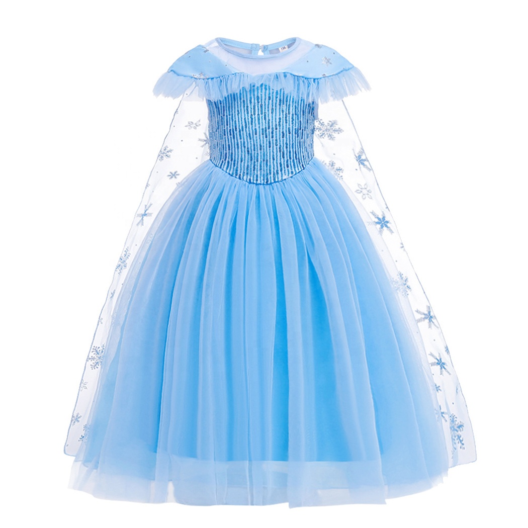 knee length dresses for ladies Frozen Princess Elsa Dress for Women