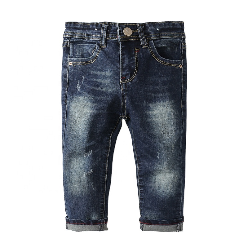 Джинсы джинсовые для мальчиков, модные повседневные штаны, последний дизайн, на лето