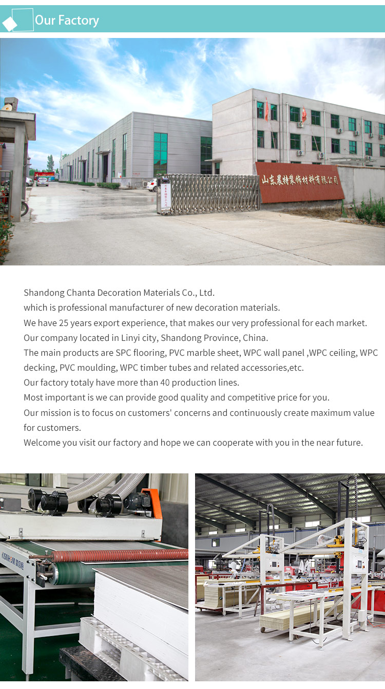 Environmental Waterproof Fireproof Indoor INTERLOCKING SPC FLOORING