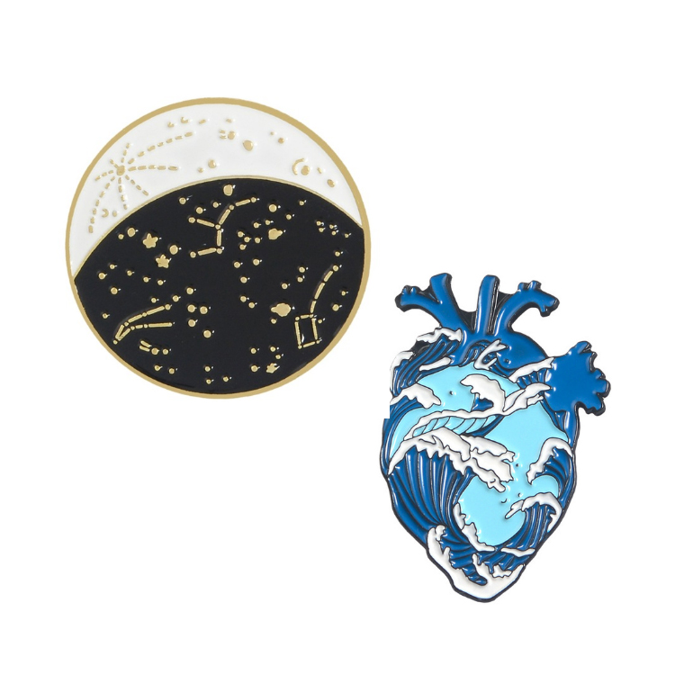 Nymph Lapel Pin Wooden Pin