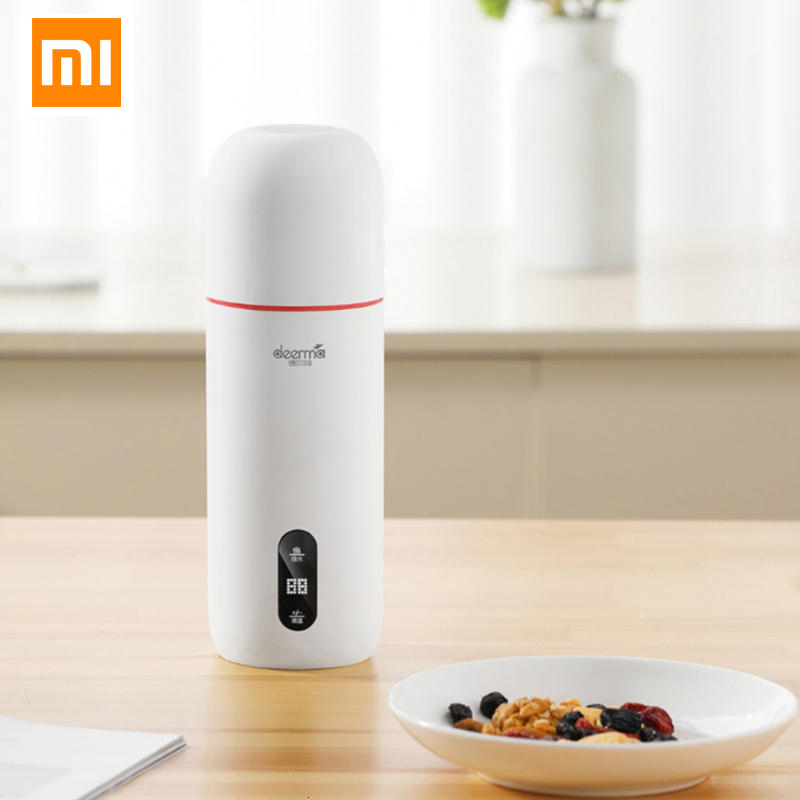 XIAOMI MIJIA Deerma Портативный электрический чайник тепловое чашки кофе путешествия бойлер газовый котел водонагреватель контроль температуры Смарт Чайник для воды
