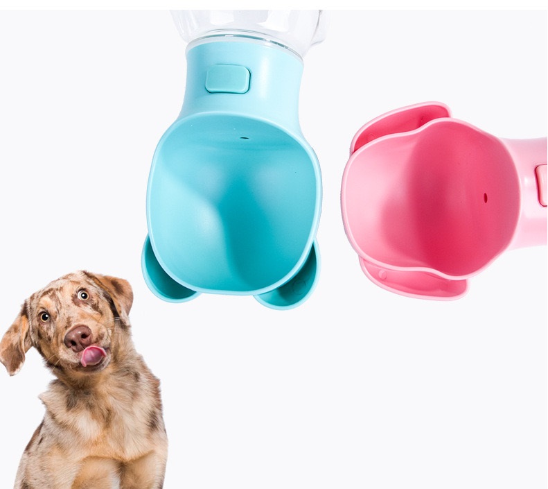 Удобный 500 мл большой емкости питьевой фонтан для кошек и собак Портативный питатель для воды и воды для домашних животных