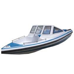 Kapal Kaca Serat Kaca Mewah, Perahu Cepat Penumpang Kecepatan Tinggi Setengah Gudang 5.9M