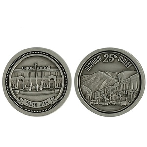 Promotional Singapore custom souvenir 3D metal coin