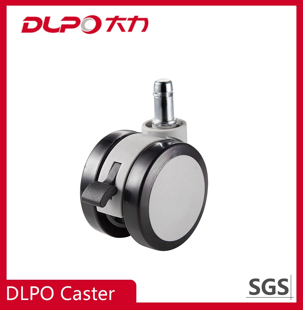 DLPO PU and nylon furniture chair caster wheels