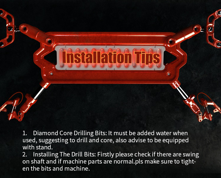 Diamond Drilling Machine Concrete Core Hollow Drilling Bits