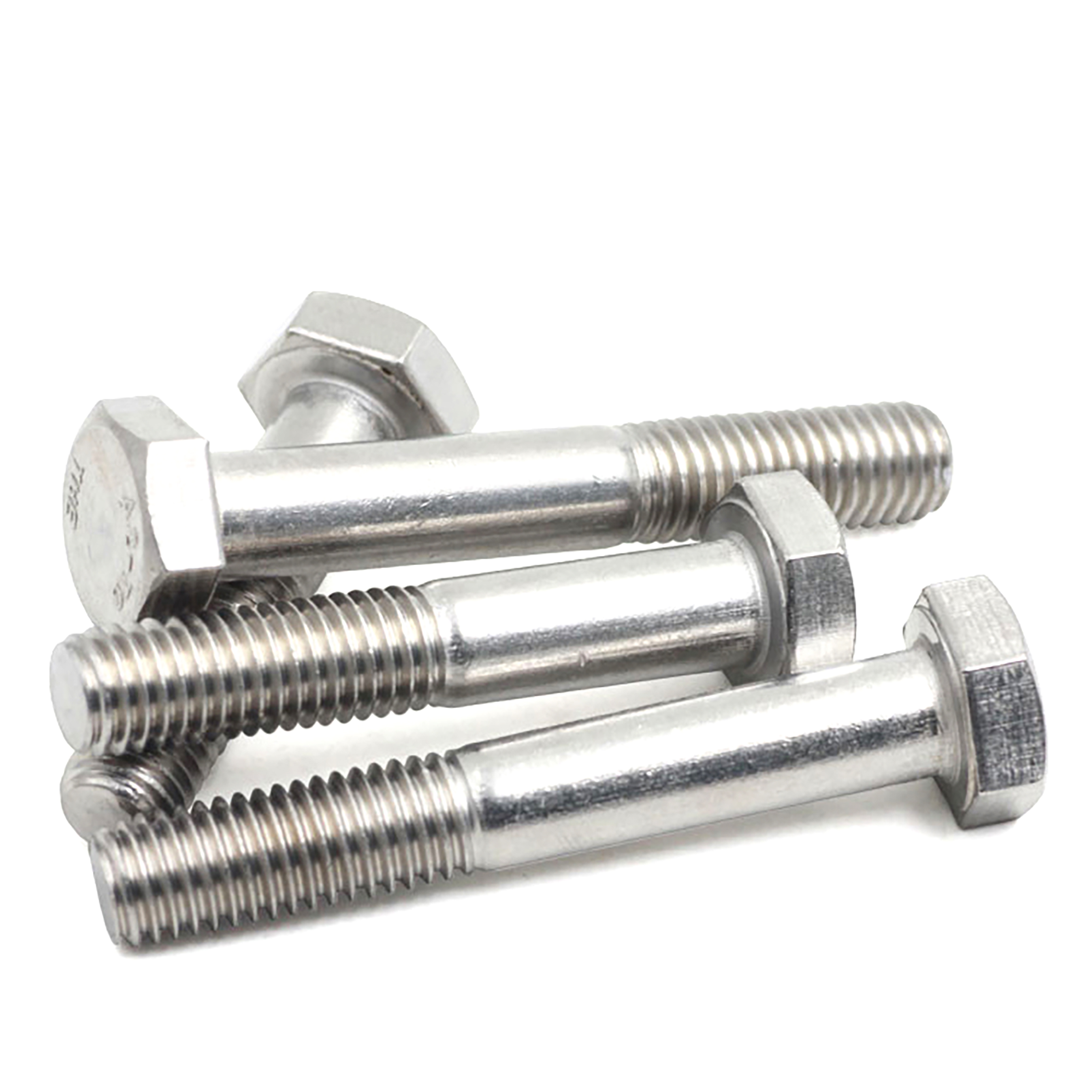 Ss400 Bolt Nut Washer Sus304 M7 M40 Din933 Standard Bolts A2-70 Ss316 A4-70 Stainless Steel Hex Bolt And Nut