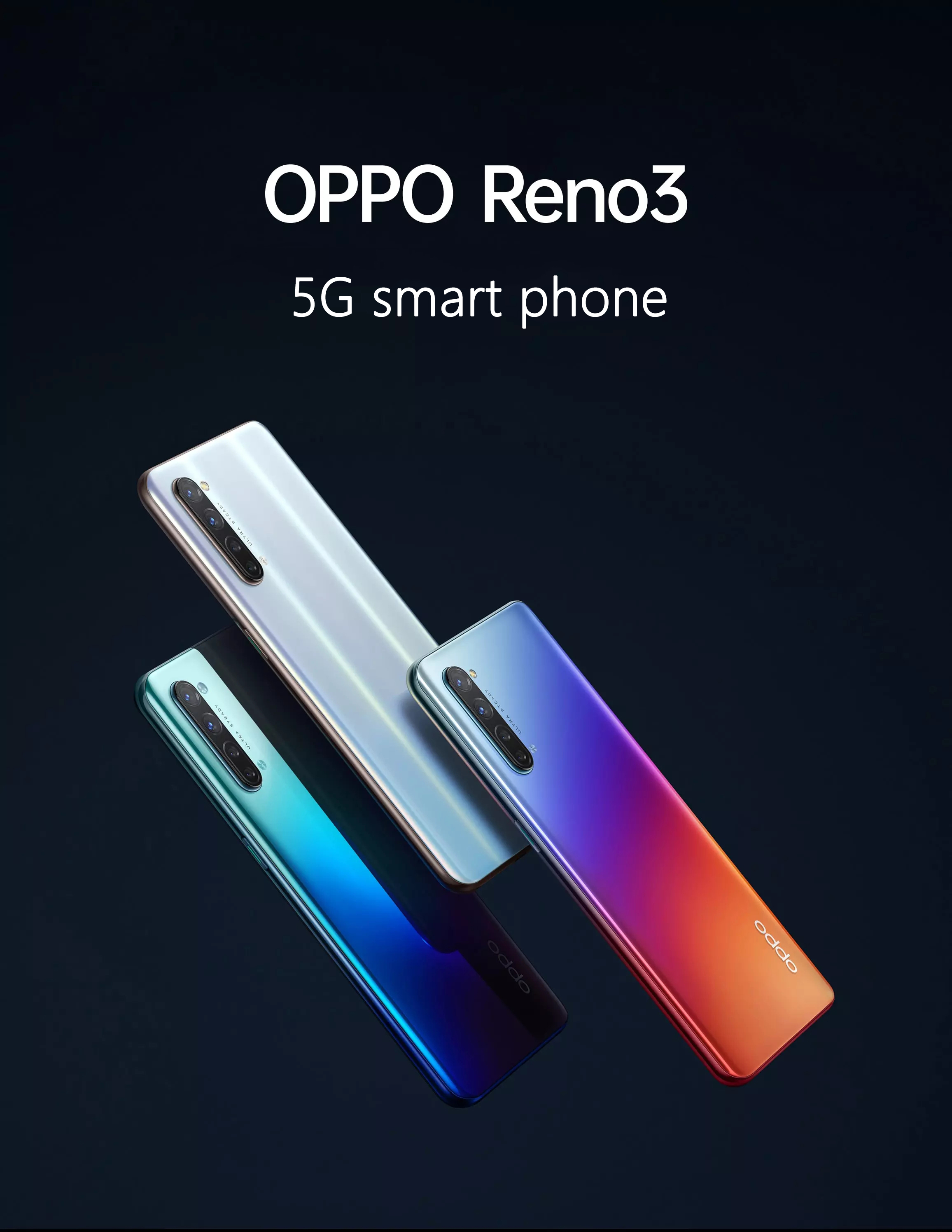 Oppo Reno 3 5G Smart Phone - 6.4